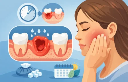 Сколько держится отек после удаления зуба