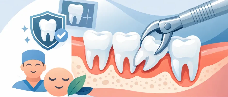 Удаление дистопированного зуба мудрости без осложнений