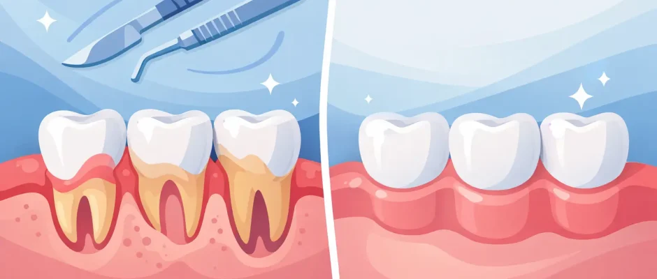 Gum Recession Surgery Before and After
