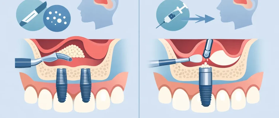Open vs Closed Sinus Lift