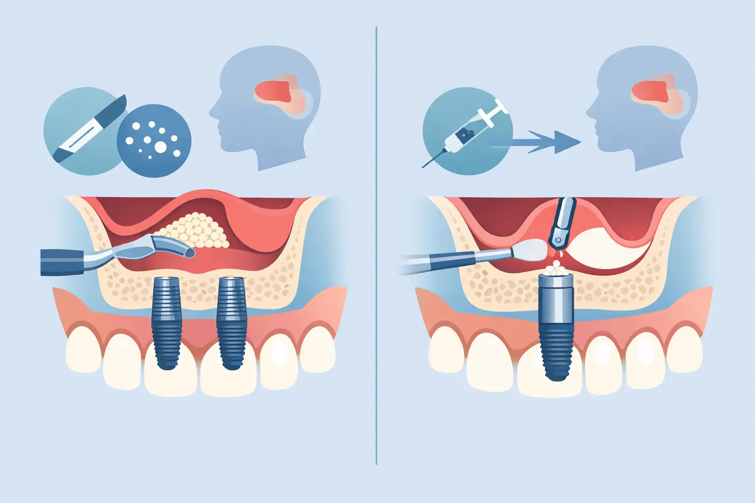 Open vs Closed Sinus Lift - Implantolog.co.il