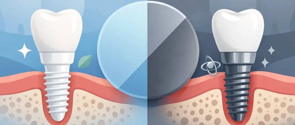 Zirconia vs Titanium Implants