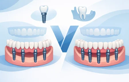 All-on-4 vs All-on-6 Implants
