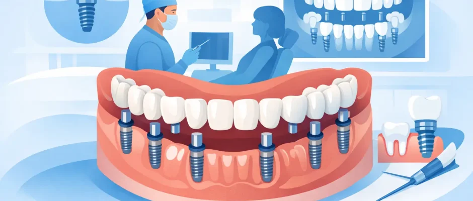 Full Mouth Dental Implants Procedure Explained