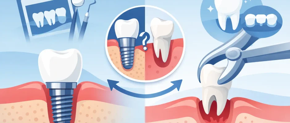 Dental Implant vs Tooth Extraction: What Comes Next?