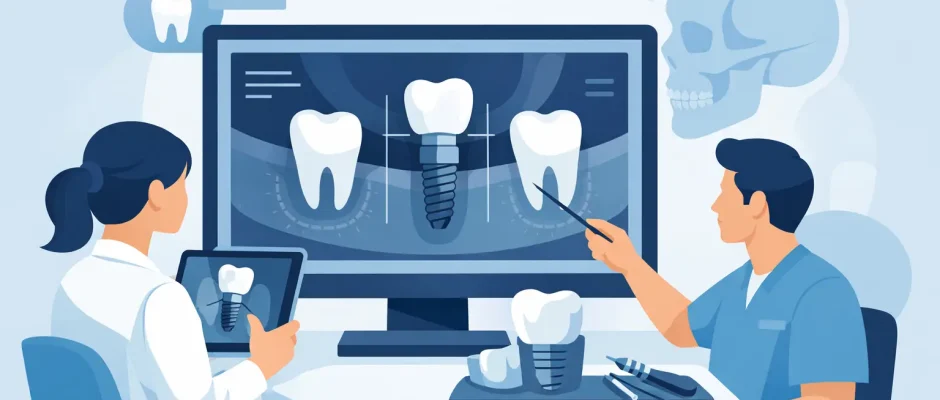 Dental Implant X-Ray Planning Before Surgery